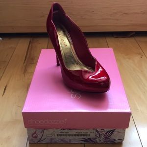 Red shoe dazzle shoes